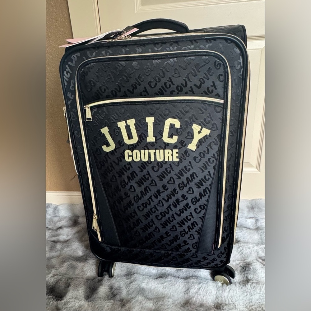 Juicy Couture Black Travel Bags Set - Picture 2 of 13